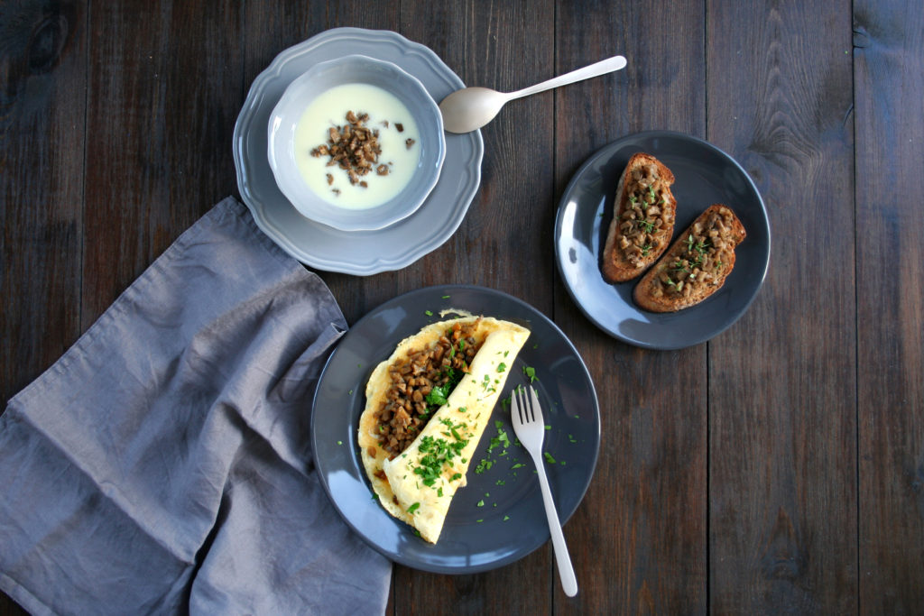 Dusené hlivové stonky - do omelety, polievky aj na hrianku